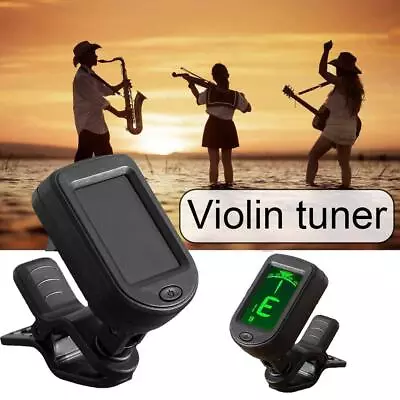 Electric Digital Chromatic LCD Clip-On Tuner For Guitar Ukulele Violin  Acoustic • £2.94