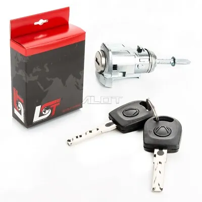 Door Lock Cylinder Lock Key Front Right For VW Golf IV 4 1J • £17.69