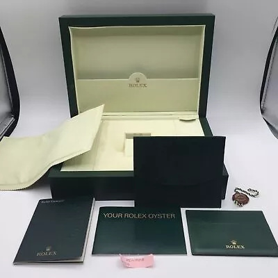 Rolex Datejust Watch Box Jewelry Case 33.00.71 Green Red Tag Genuine R51115018 • $446.18