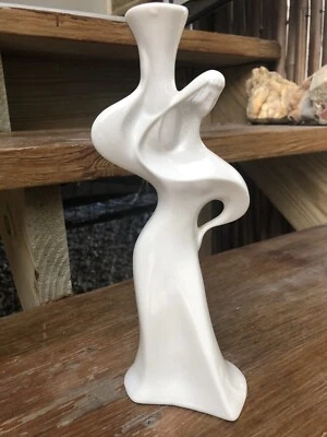 $32.50 • Buy Naaman Israel Statue Rebecca Rebekah 10”White Porcelain Marked Bible Water Carry