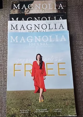 Lot Of 4 Magnolia Journal Magazine Joanna Gaines #10 Thru 13 2019 EUC • $14.79