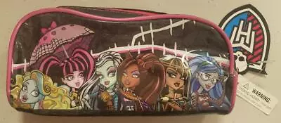 £14.74 • Buy Monster High Pencil Case Cosmetic Makeup Bag 2012