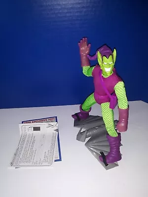 Marvel Famous Covers Green Goblin W/ Glider Loose 8  Action Figure Toy Biz 1997 • $9.99