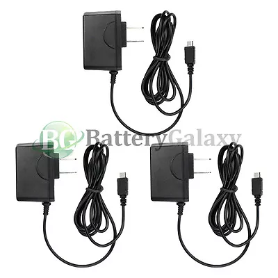 3 NEW Rapid Fast Micro USB Battery Home Wall Travel AC Charger For Cell Phone • $8.99