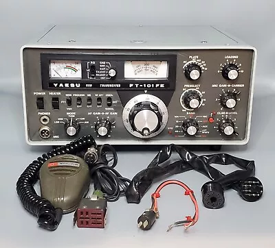 YAESU SSB TRANSCEIVER FT- 101 FE WITH ACCESSORIES Tested Working  • $1599.99