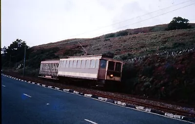 S602. Douglas Laxey Ramsey Electric Railway Car 21 I.O.M 1991 Orig Slide + Right • £2.50