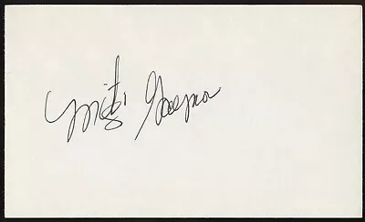 Mitzi Gaynor Signed Autograph 3x5 Cut American Actress Singer We're Not Married • $18