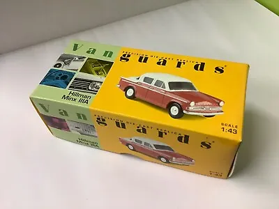 Vanguards 1/43 Hillman Minx 111a Va06800 Red & Cream Die-cast Collectable Car • £18