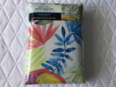 Mainstays Tropical Toucan PEVA Vinyl Rectangle Tablecloth 60 X102” New • $8.50