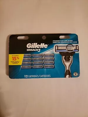 Gillette Mach3 Men’s Razor Blade Refills - 12 Count Free S&H  • $17.99