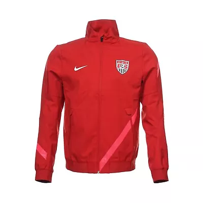 NEW Nike Men USA Team Side Line Track Zip Jacket Red MRSP $150 Medium • $59.99