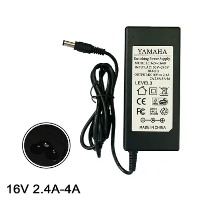 16V 2.4A-4A 6.36*3.0mm Adapter For Yamaha PA-300 PA-301 PA-300B Keyboard Piano • $20.99
