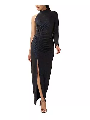 AIDAN AIDAN MATTOX Womens Black High Slit Lined Long Sleeve Sheath Dress 8 • $75.99