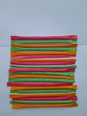 £3.62 • Buy 20 X Sherbet Straws - Rainbow Dust Sherbert Halloween Sweets  Swizzels Retro