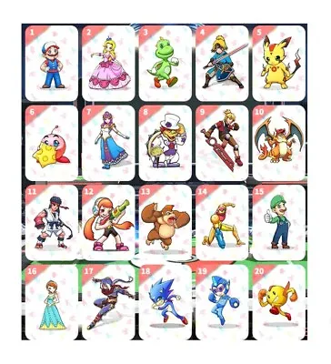 20 Cards Amiibo + Case - Super Smash Bros.Ultimate - Switch - New • $87.56