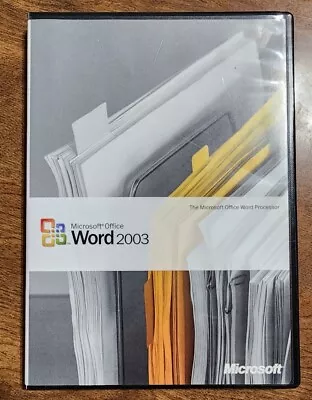 Microsoft Office Word 2003 UPGRADE • $10