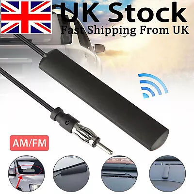 Powerfull Universal Car Hidden Amplified Antenna AM/FM Radio Ariel 12V Electroni • £4.35