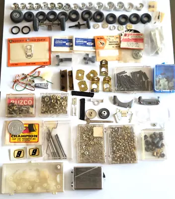 1960's Mixed Lot Of Strombecker Buzco Revell Slot Car Gears Screws And More • $21.50