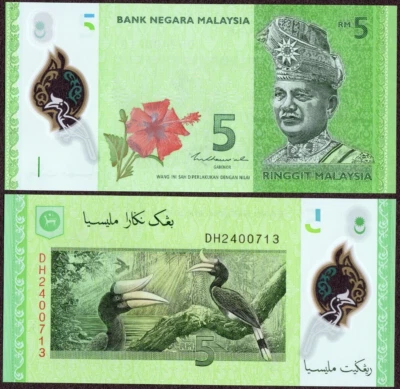£3.89 • Buy Malaysia 5 Ringgit 2011 (2021) Unc