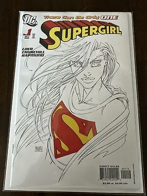 SUPERGIRL #1 MICHAEL TURNER SKETCH VARIANT COVER 2nd Print NM 9.8 Candidate • $10