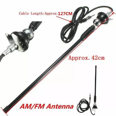 16  Universal Mount Swivel Base Car SUV AM/FM Radio Amplified Antenna Aerial Kit • $17.84