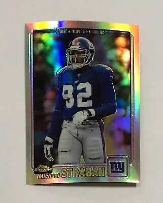 2001 Topps Chrome Michael Strahan Refractor #181. 615/999 READ • $9.99