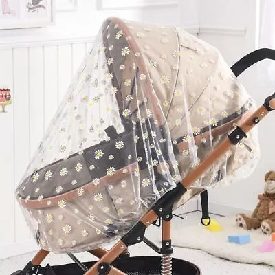 Pram Mosquito Net Stroller Mosquito Curtain Pushchair Protection Cover Accessory • $14.31