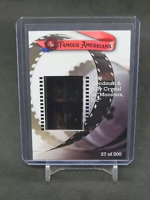 2021 Historical Autograph Famous Americans Film Cell Monsters Inc. #27 Kh • $0.99