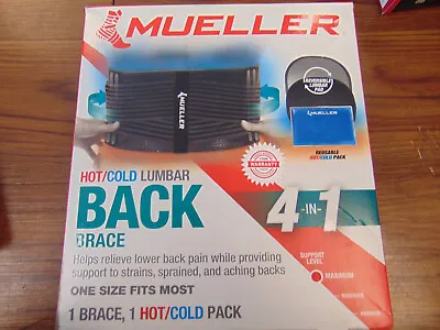 Mueller 4-in-1 Hot/Cold Lumbar Back Brace (C) • $10