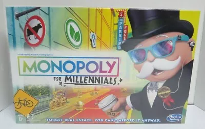 Monopoly For Millennials Board Game - New Sealed & Sold Out • $20