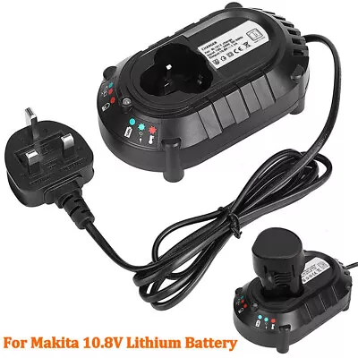 Fast Battery Charger For Makita BL1013 BL7010 DC10WA 10.8V/12V Li-ion Battery • £12.74