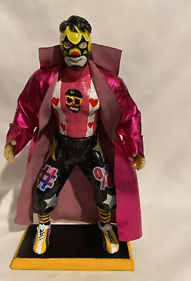 SUPER MUNECO   Wrestler 7 In ActionFigure Mexican ToysHANDMADE PAINTED Figura #2 • $25.99