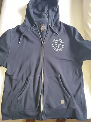 £70 • Buy Triumph Genuine Clothing Hoodie Mens XXL
