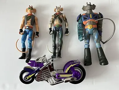 £14.95 • Buy Vintage 1993 Galoob Biker Mice From Mars Action Figures And Bikes Used Condition