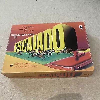 Vintage Escalado Horse Racing Fun  Board Game Chad Valley 1960s  RARE VGC • £59.99