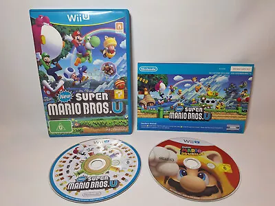 New Super Mario Bros U + Super Mario 3D World Disc - VGC AUS (Nintendo Wii U) • $32