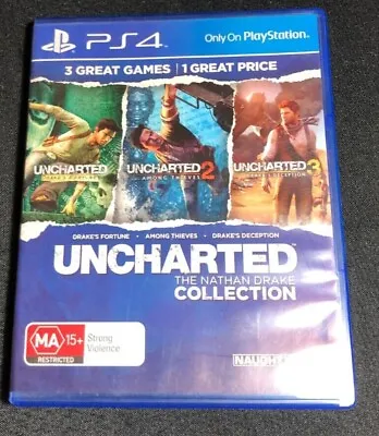 Uncharted: The Nathan Drake Collection (PlayStation 4 2018) • $19.95