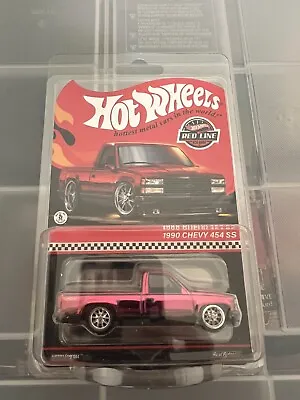 Hot Wheels RLC Exclusive 1990 Red Chevy 454 SS Pickup HNL20 • $55