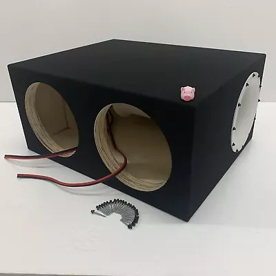 Dual JL Audio 13W7 Custom Ported Box W7 13W7AE Enclosure SPL & SQL 8  Aero Port • $1050