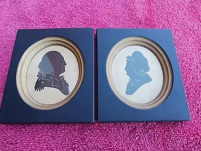 Silhouette Of George N Martha  Washington • $15