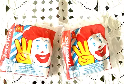 McDonalds Happy Meals Under 3 Toy Fisher Price French Fries Lot Of 2 New • $5.94