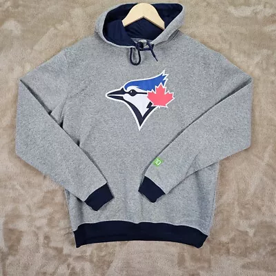 Toronto Blue Jays Hoodie Baseball Pullover Sweatshirt Men's Size XL Gray MLB • $24.88