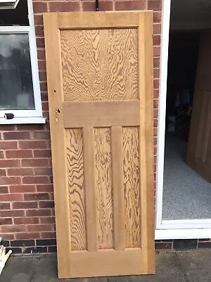 Two Edwardian Pitch Pine Internal Doors • £60