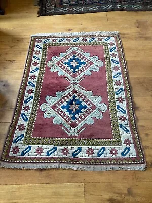 Vintage Turkish Tribal Rug • £198