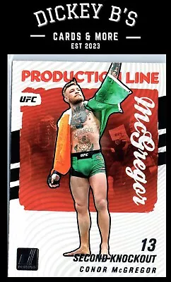 2022 Donruss UFC Production Line #1 Conor McGregor • $1.25