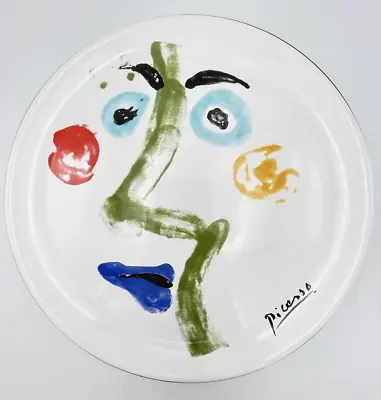 $125 • Buy Picasso Living Face Plate 1963 PP-4 Pablo Masterpiece Editions Succession 11.5 