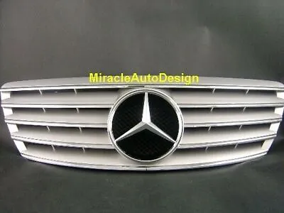 One Silver Front Grille For 2002-2005 Mercedes Benz W220 S-Class S430 S500 S600 • $165