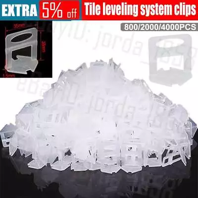 200-6000PCS Tile Leveling System Clips Levelling Spacer Tiling Tool Floor Wall • $11.95