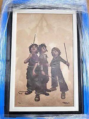 Craig Davison Art - All For One - Framed Boxed Canvas Edition • £600