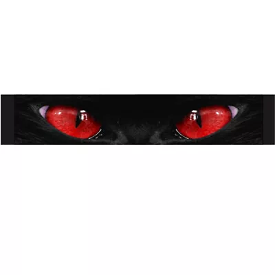 3D Sunshade Sticker Red Eye Cat Vinyl Decal For Car Front Rear Windshield • $13.40